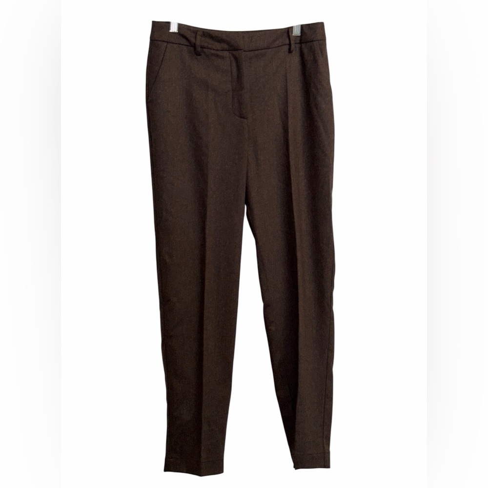 Modern Tailored Brown Dress Trousers